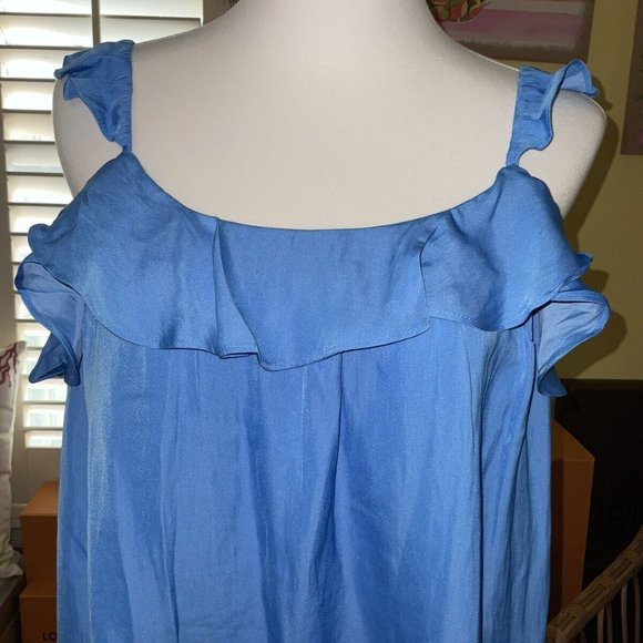 Lilly Pulitzer NWT Cailee Easy Fit Cami Top Blue Thistle $78 Size S - Picture 6 of 12